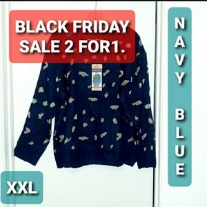 2 for 1 sweater cheetah print. Buy one get one fre